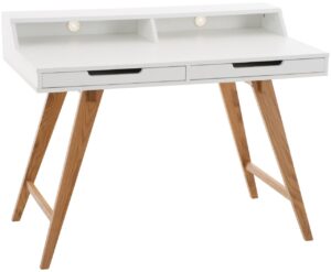 Schreibtisch Eaton 110 cm weiss