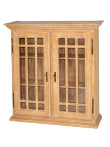 Sekretaer Aufsatz Duett B 103 H 106 cm Pinie massiv Pinie karamell ohne Beleuchtung