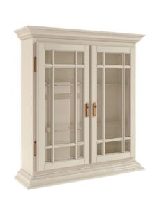 Sekretaer Aufsatz Duett B 103 H 106 cm Pinie massiv Pinie lipizano ohne Beleuchtung