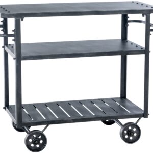 Servierwagen Spring antik silber