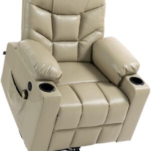 Sessel Andover Kunstleder creme