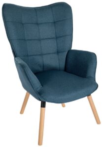 Sessel Garding Stoff blau