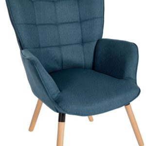 Sessel Garding Stoff blau