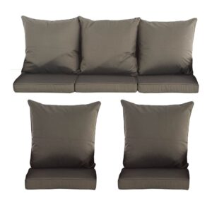 Set Kissenbezuege Garnitur Fisolo rund anthrazit