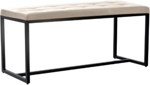 Sitzbank Barci B Kunstleder creme