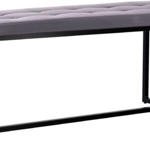 Sitzbank Barci B Kunstleder grau