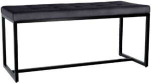 Sitzbank Barci B Samt schwarz