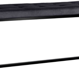 Sitzbank Barci B Samt schwarz