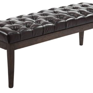 Sitzbank Ramses Kunstleder antik-dunkel 150 braun