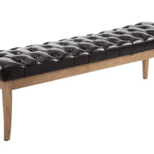 Sitzbank Ramses Kunstleder antik-hell 150 braun