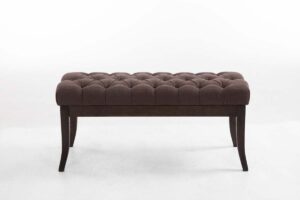 Sitzbank Ramses Stoff antik dunkel 100 braun