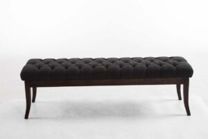 Sitzbank Ramses Stoff antik dunkel 150 dunkelgrau