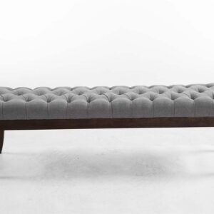 Sitzbank Ramses Stoff antik-dunkel 150 grau