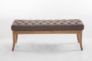 Sitzbank Ramses Stoff antik hell 120 taupe