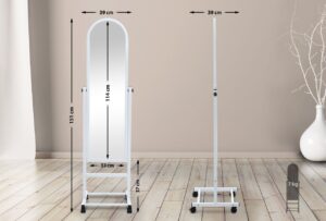 Standspiegel Evoir weiss