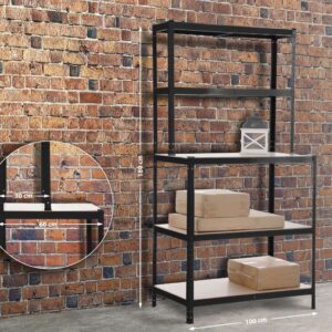 Steckregal inkl. Werkbank 2+3 schwarz