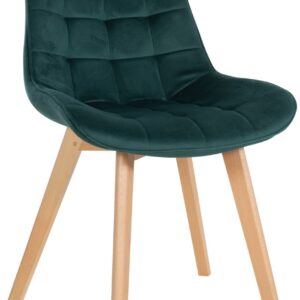Stuhl Brook Samt grün