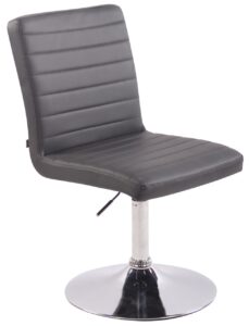 Stuhl Elvas Kunstleder grau