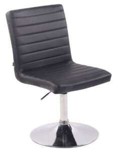 Stuhl Elvas Kunstleder schwarz