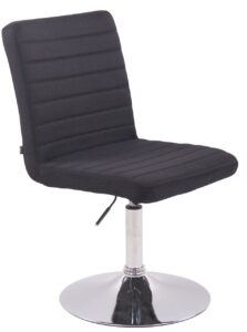 Stuhl Elvas Stoff schwarz