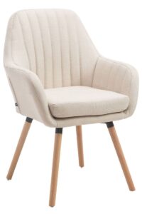 Stuhl Florian Stoff Natura creme