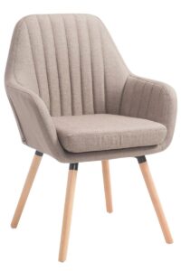 Stuhl Florian Stoff Natura taupe