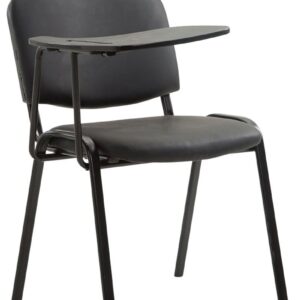 Stuhl Ken mit Klapptisch Kunstleder schwarz
