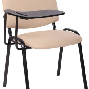 Stuhl Ken mit Klapptisch Stoff creme