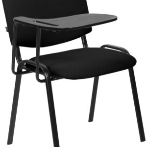 Stuhl Ken mit Klapptisch Stoff schwarz