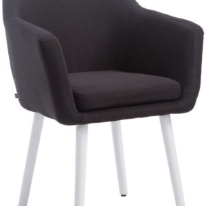 Stuhl Kuba Stoff schwarz