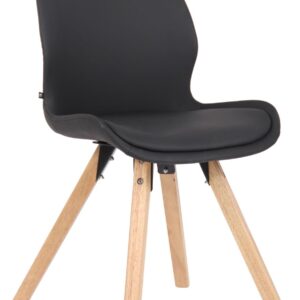 Stuhl Luna Kunstleder schwarz