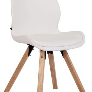 Stuhl Luna Kunstleder weiß