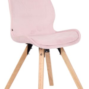 Stuhl Luna Samt pink