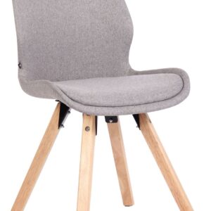 Stuhl Luna Stoff grau