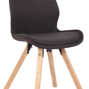 Stuhl Luna Stoff schwarz