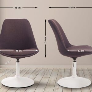 Stuhl Maverick W Stoff braun