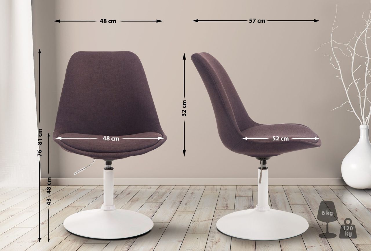 Stuhl Maverick W Stoff braun 1 Stuhl Maverick W Stoff braun