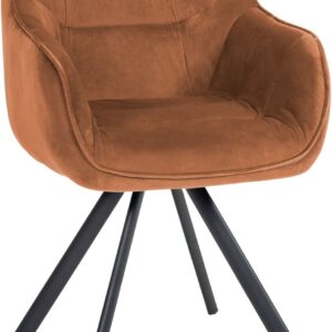 Stuhl Russel Samt coffee