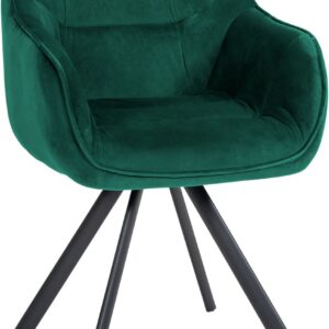 Stuhl Russel Samt grün