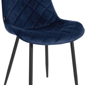 Stuhl Springs Samt blau