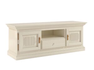 TV Lowboard Fernsehschrank Duett B 153 H 62 cm 2 Tueren 1 Schublade Pinie massiv Pinie lipizano