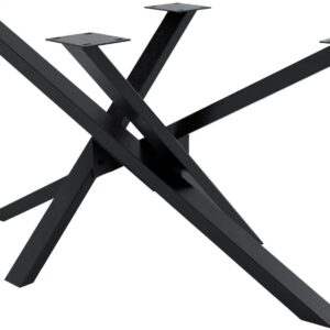 Tischbeine Jimmy 140x70x72 industrial schwarz