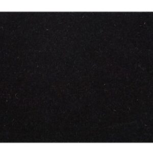 Türvorleger Kokosmatte Schmutzfangmatte Fußmatte Fußabtreter einfarbig für Haustür 3 Farben 50 x 80 cm schwarz